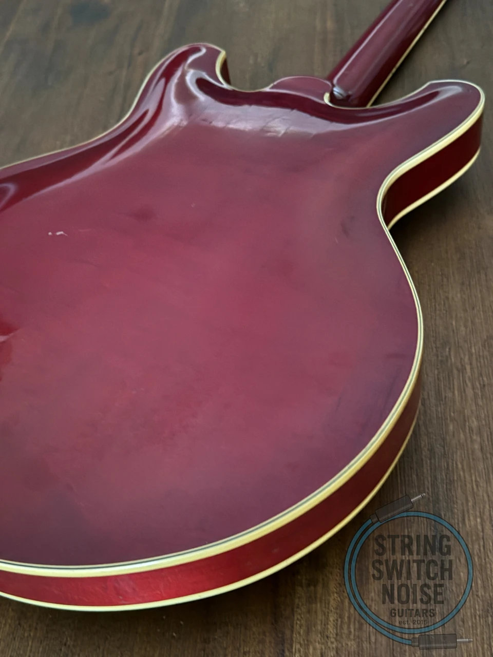 Yamaha SA-70, Hollow Body Bass, Cherry, MIJ 1974, OHSC