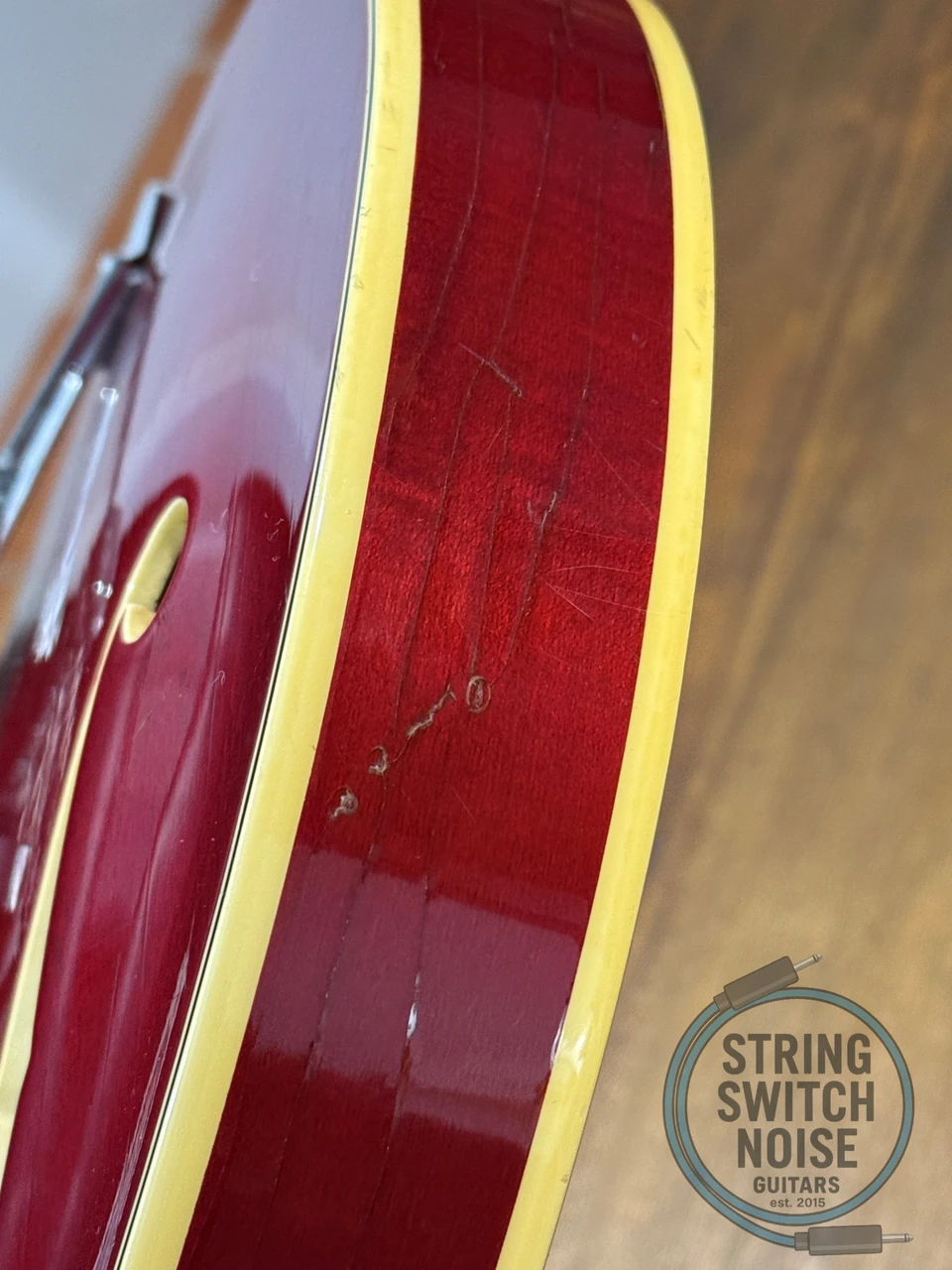 Yamaha SA-70, Hollow Body Bass, Cherry, MIJ 1974, OHSC