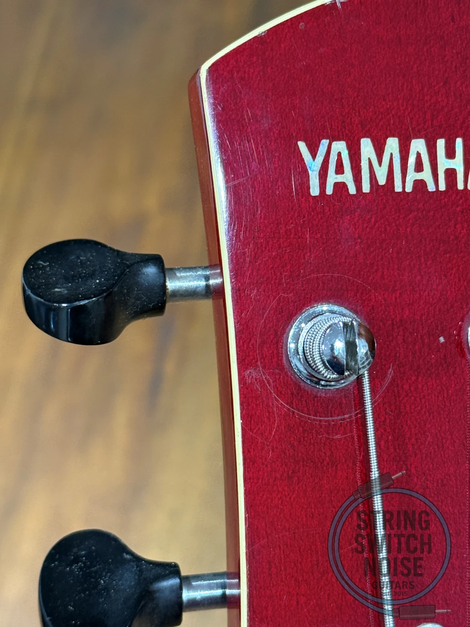 Yamaha SA-70, Hollow Body Bass, Cherry, MIJ 1974, OHSC