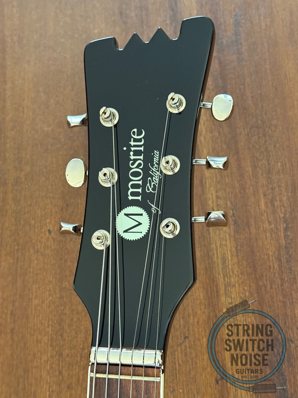 Mosrite of California Guitar, Super Excellent 65, Black, 2000s, AS NEW, OHSC