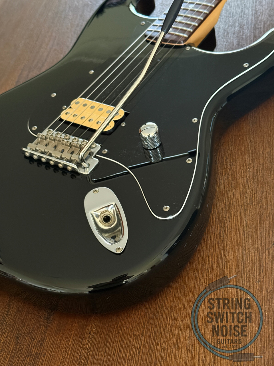 Fender Stratocaster, Black, 2007, Rare Single Humbucker Model