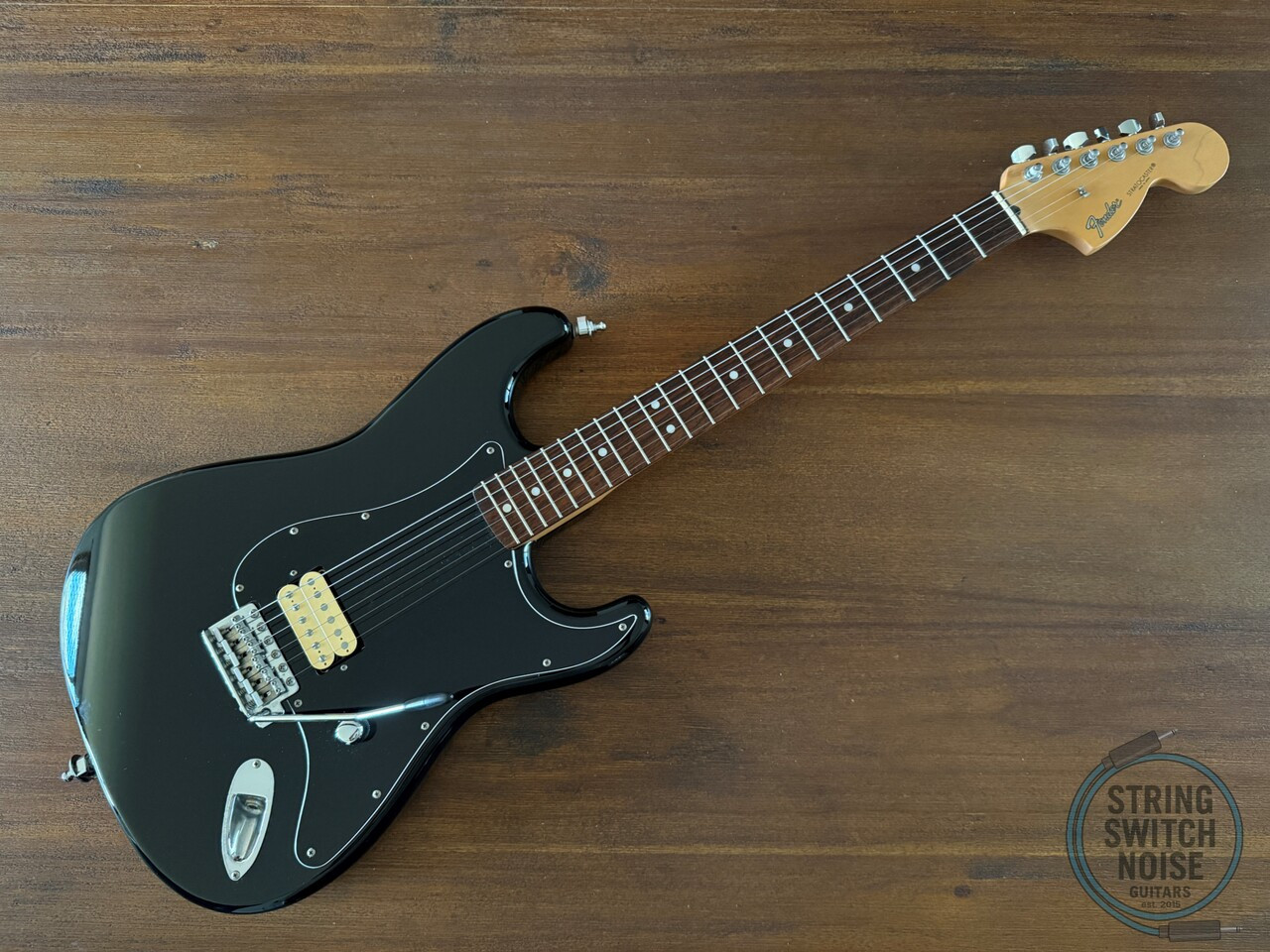 Fender Stratocaster, Black, 2007, Rare Single Humbucker Model
