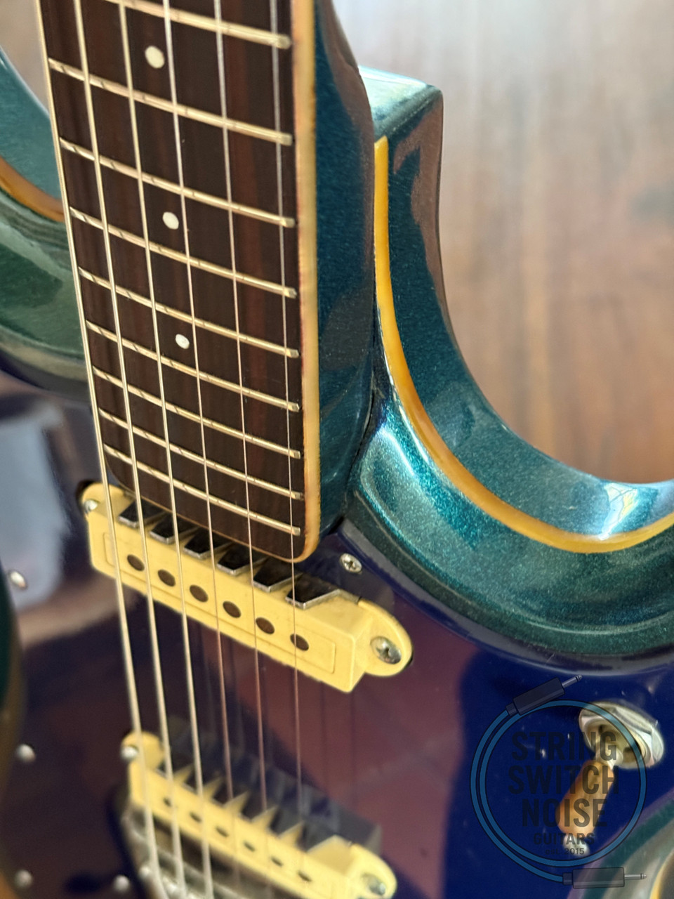 Guyatone LG-350T Guitar, Sharp 5, Blue Sparkle, MIJ, 1966, RARE!!!