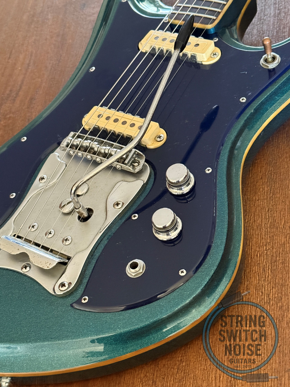 Guyatone LG-350T Guitar, Sharp 5, Blue Sparkle, MIJ, 1966, RARE!!!