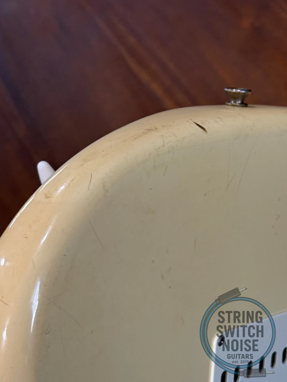 Fender Stratocaster, ‘72, Olympic White Aged, 1986, E Serial