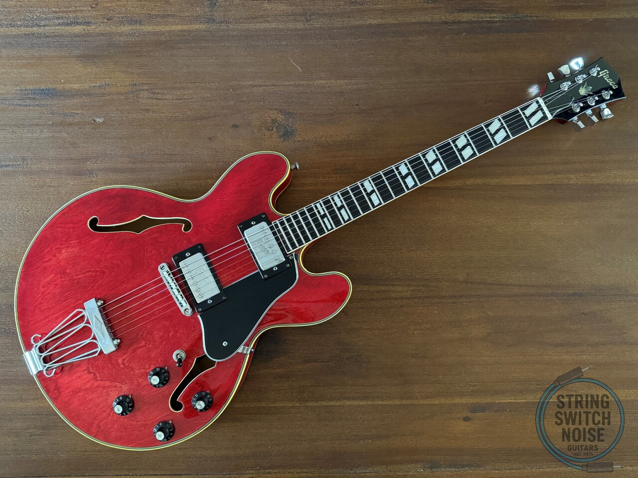 Greco SA-500, ES335 style, Hollow Body Guitar, 1973, MIJ, Cherry, OHSC