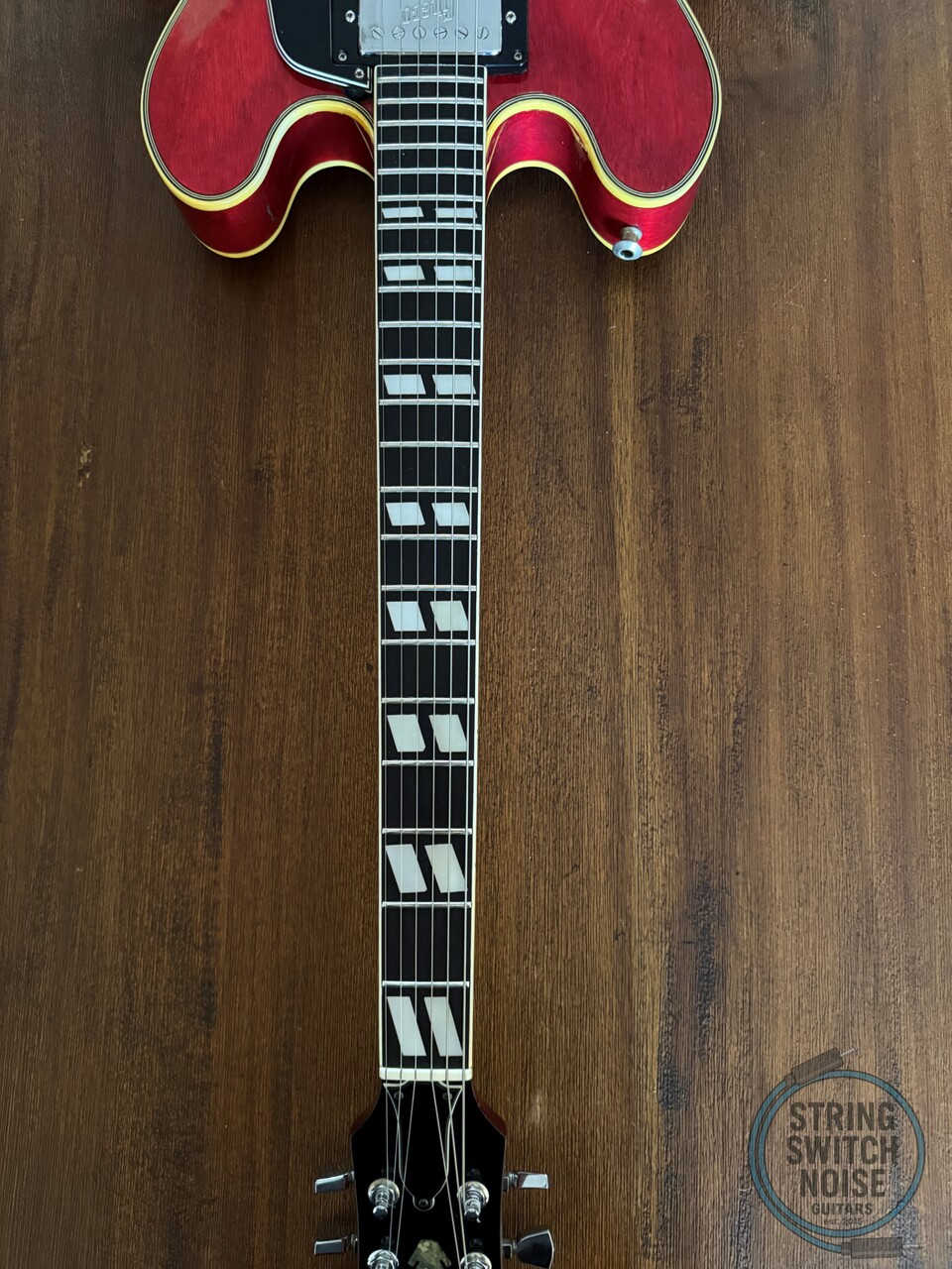 Greco SA-500, ES335 style, Hollow Body Guitar, 1973, MIJ, Cherry, OHSC