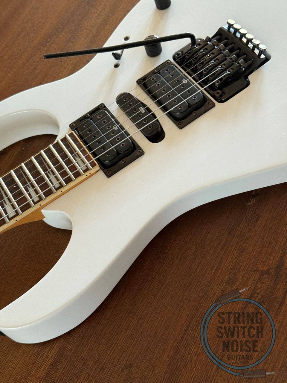 Ibanez RG370DX Guitar, Black, 2010, WIZZARD II NECK