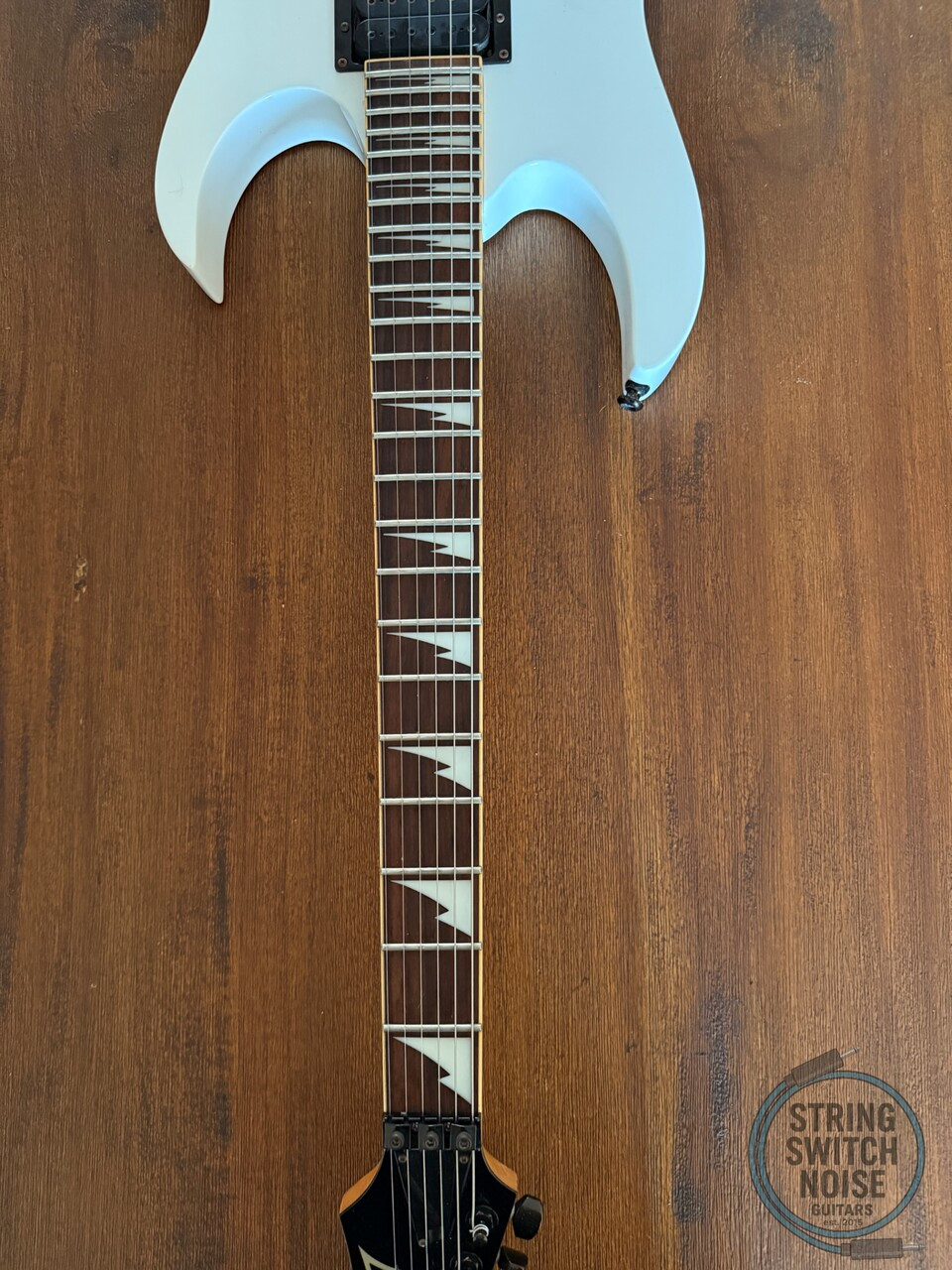 Ibanez RG370DX Guitar, Black, 2010, WIZZARD II NECK