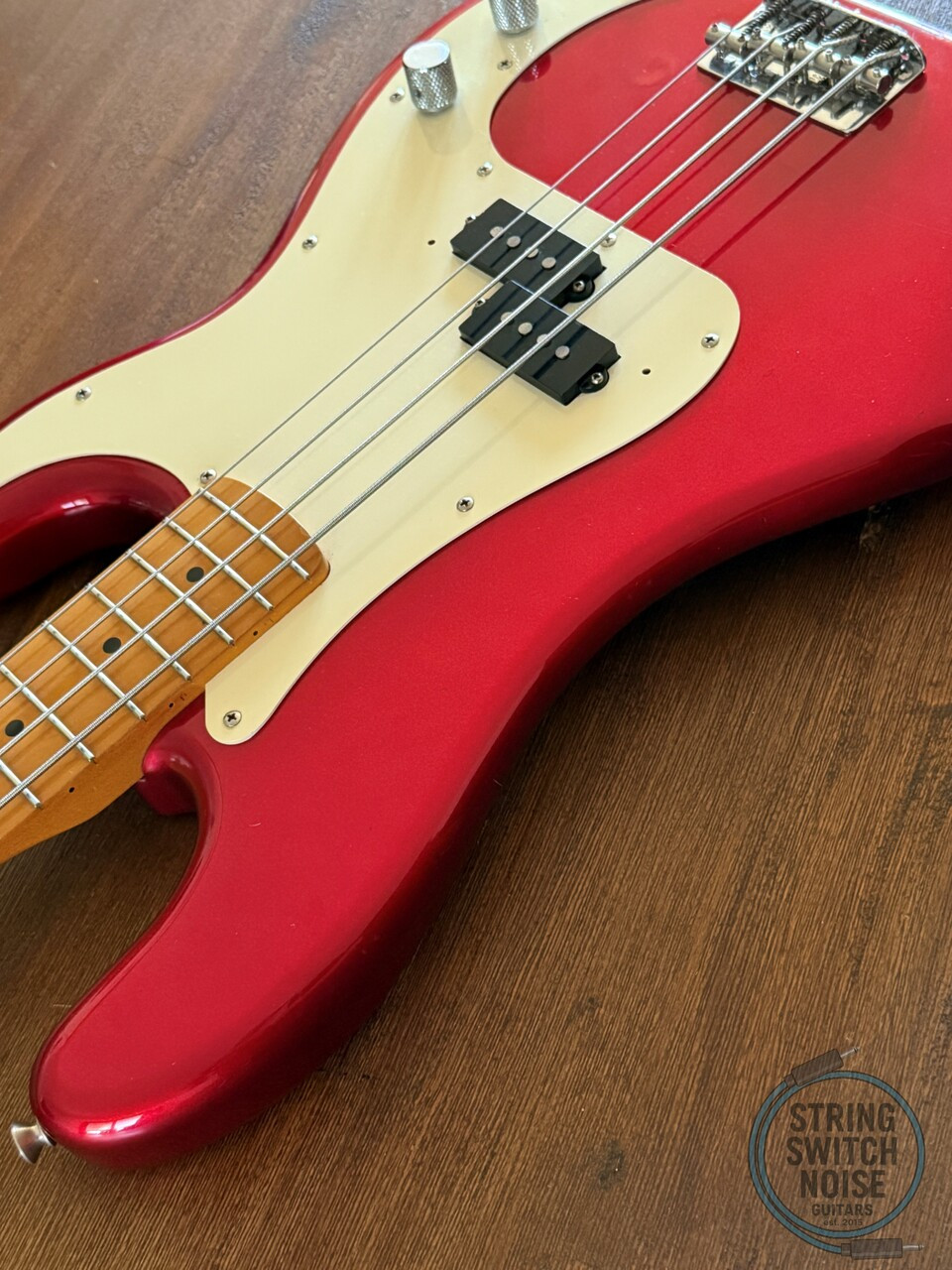 Fender Precision Bass, ‘57, Candy Apple Red, 1989 Vintage, E Serial