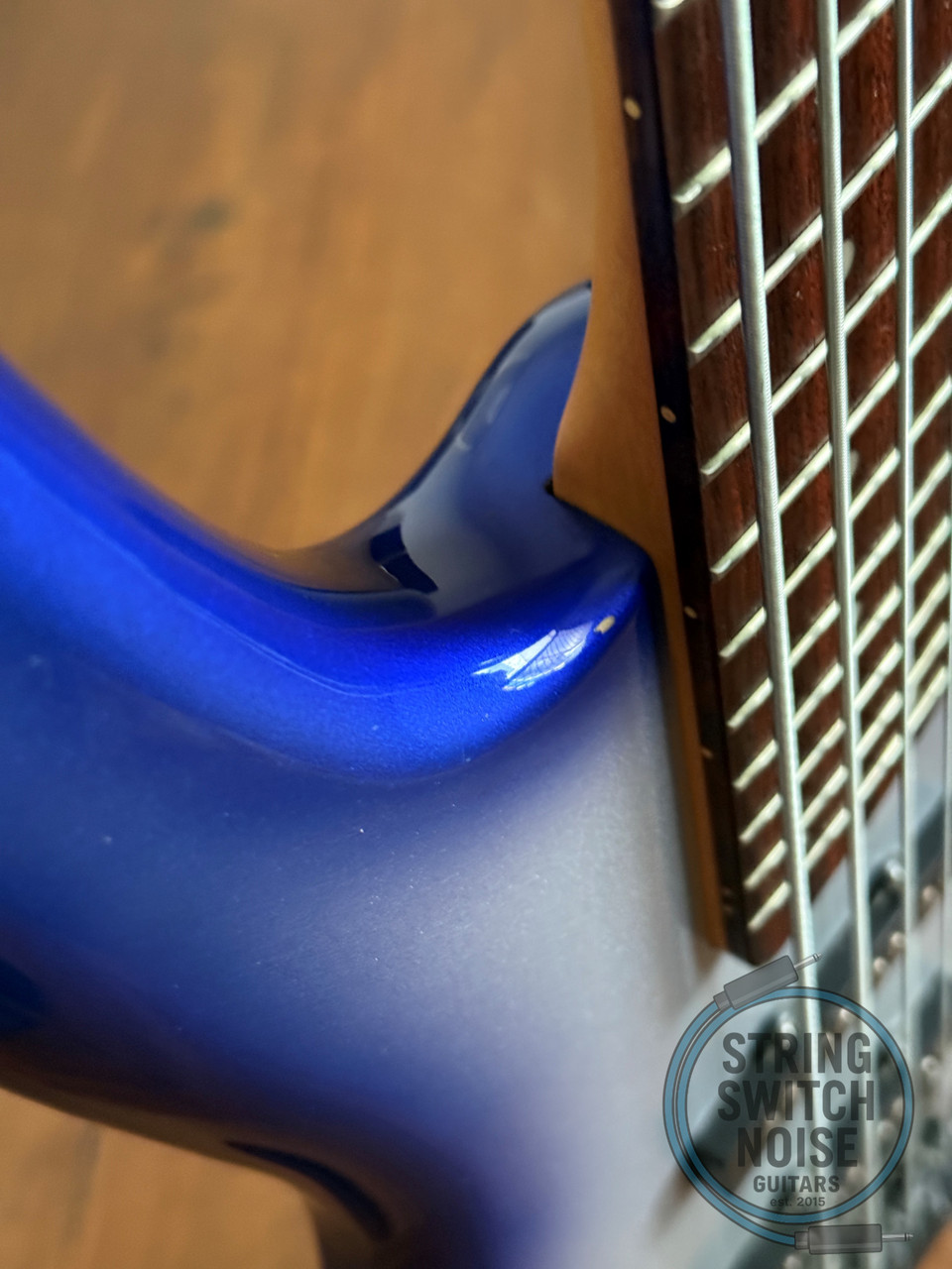 Ibanez SDGR Bass Guitar, 2002, Blue Moon Burst, Japan Release, Model SR380