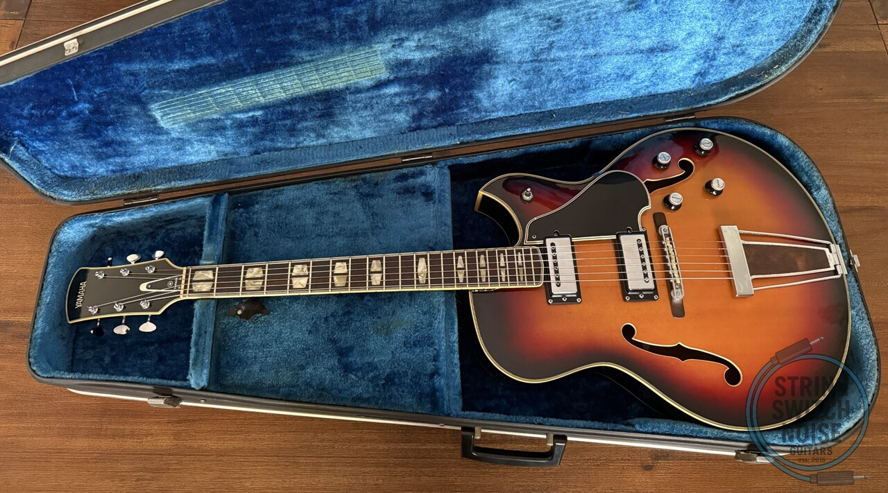 Yamaha AE-11, (ES175), Hollowbody, Sunburst, 1973, MIJ, Hard Case