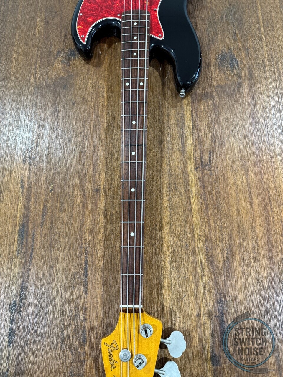 Fender Jazz Bass, ‘62, Black, Red Tort Guard, 1990, MIJ