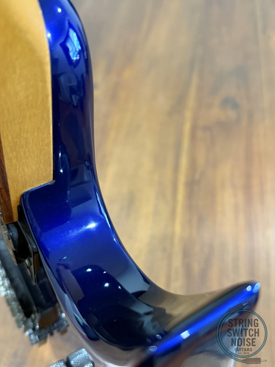 BC Rich WARLOCK, Metallic Blue, 2000s, Reverse Headstock