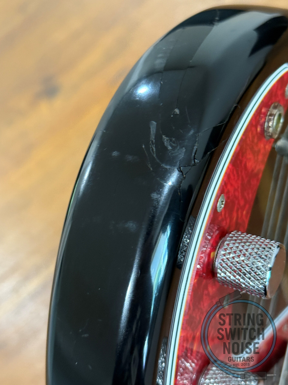 Fender Precision Bass, ‘62, Black, 1986, Red Tort Guard