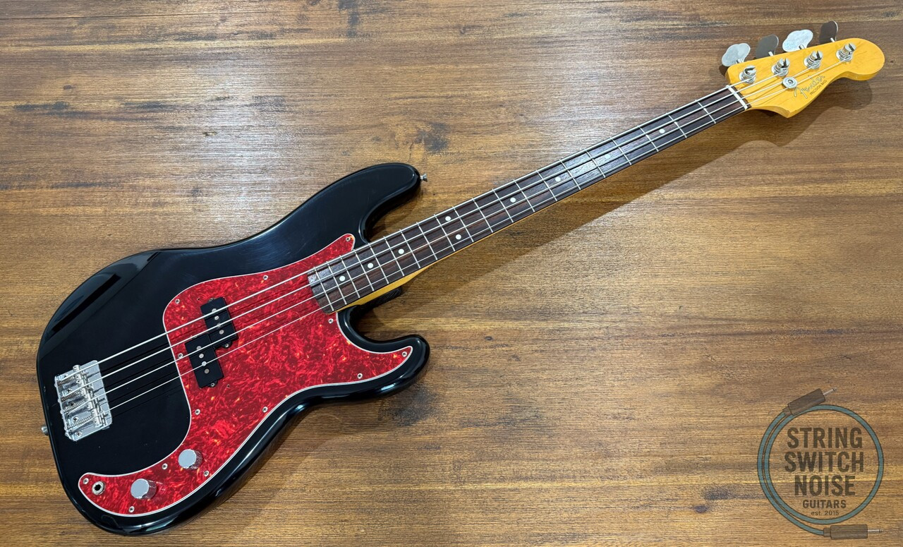 Fender Precision Bass, ‘62, Black, 1986, Red Tort Guard