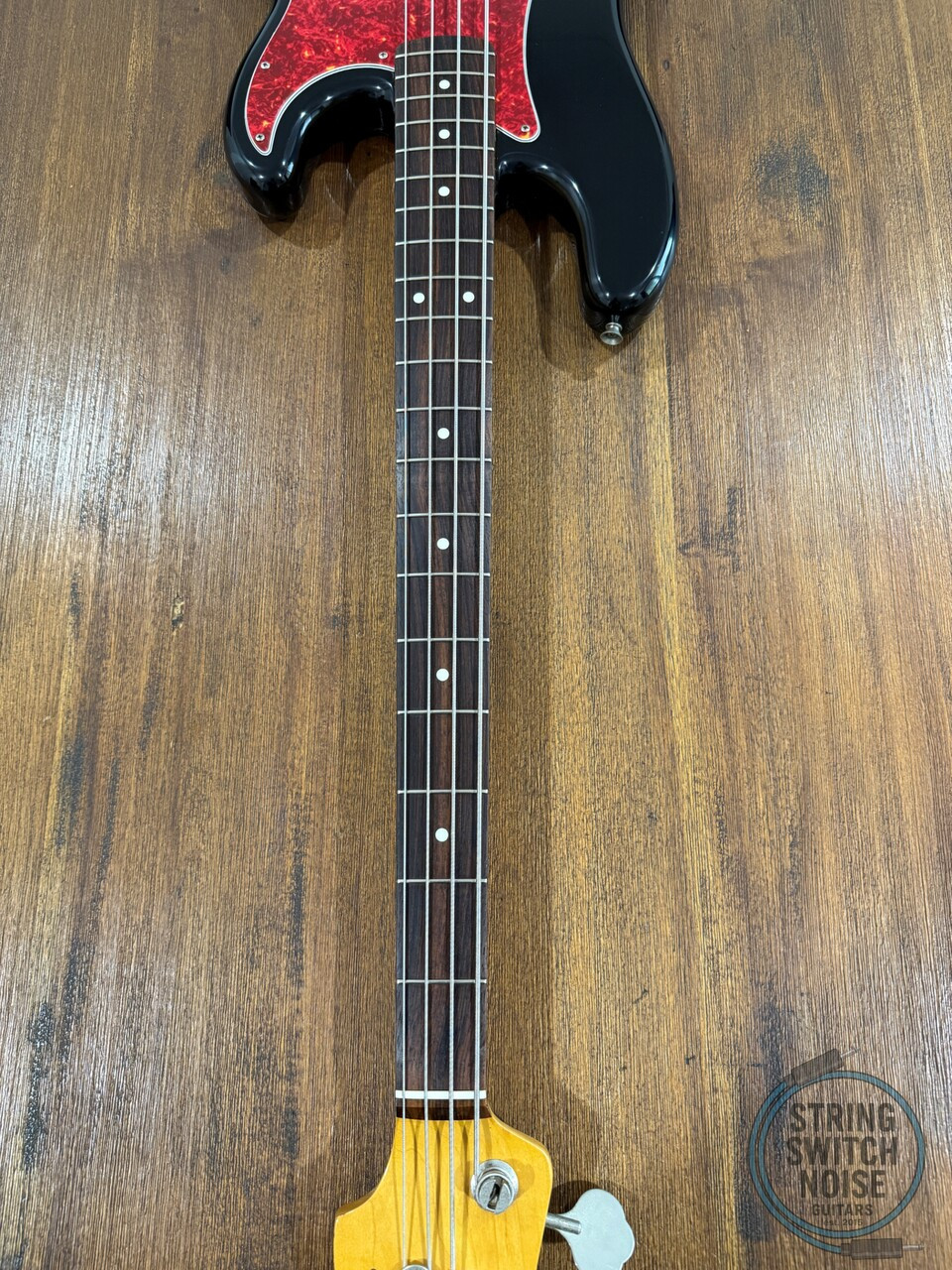 Fender Precision Bass, ‘62, Black, 1986, Red Tort Guard