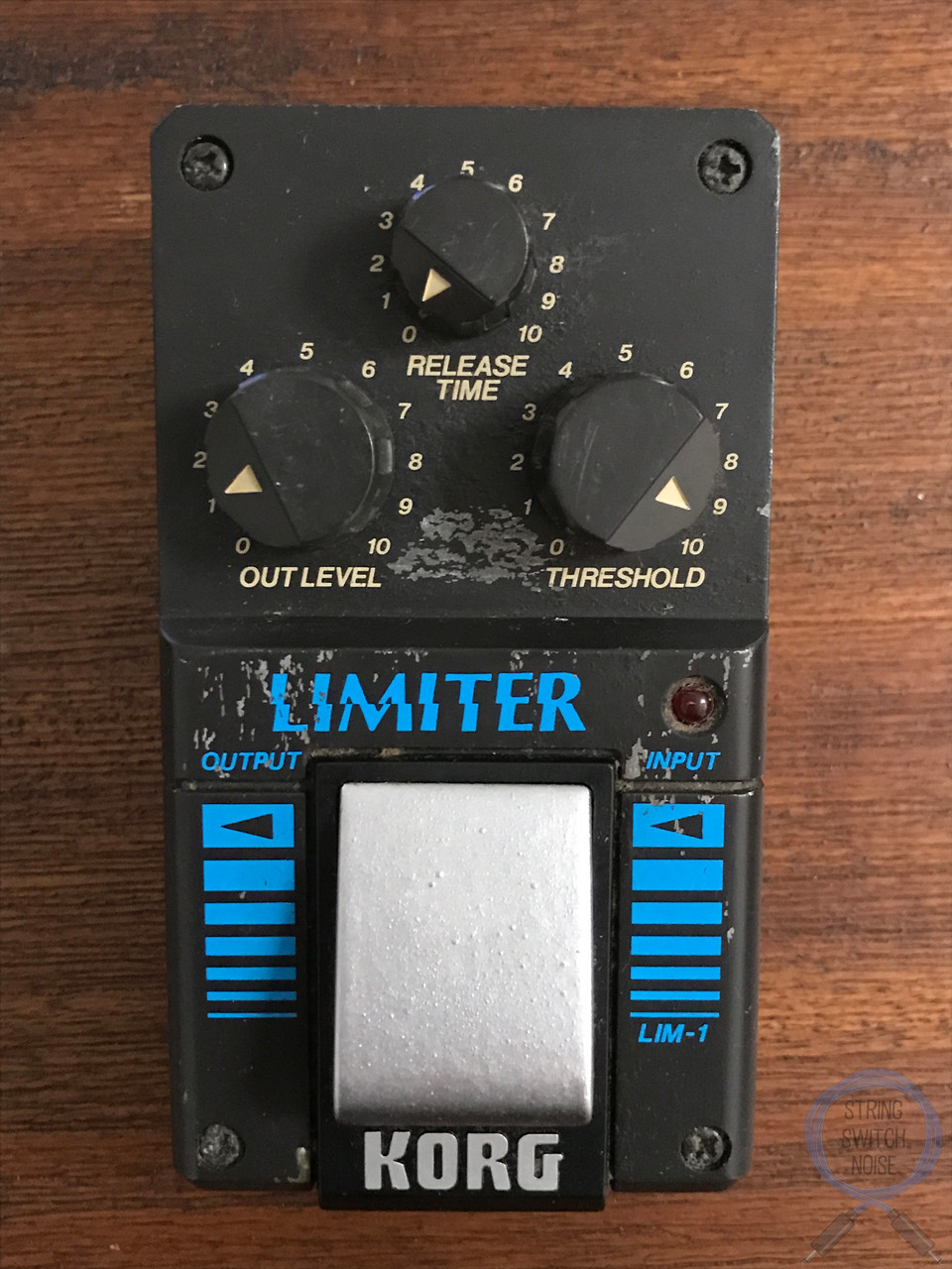 Korg LIM-1, Limiter, Made In Japan, 1980s, Vintage Guitar Effect Pedal