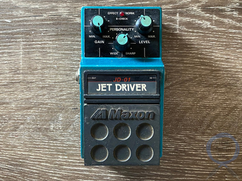 Maxon JD-01, Jet Driver Overdrive, MIJ, 1980s, Vintage Guitar Effect Pedal 