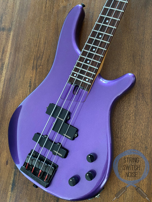 Fernandes Revolver Bass, Sparkle Purple, MIJ, FRB-60, 1990s