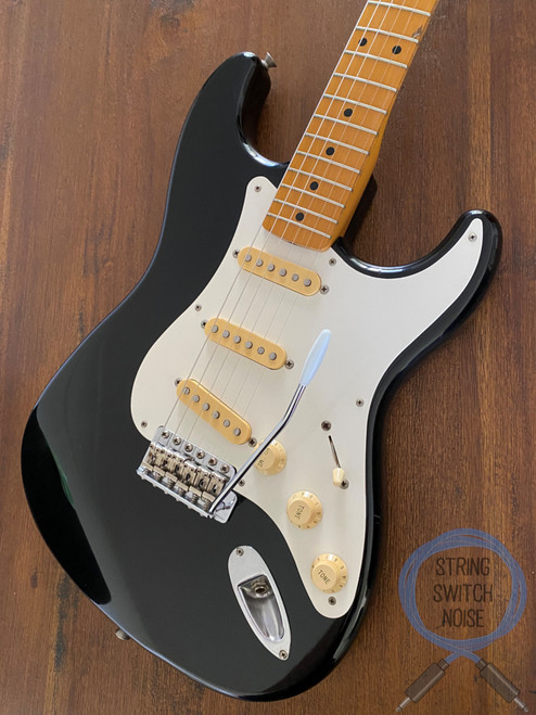 Fender Stratocaster, ‘54, Black, 1987, V Profile Neck