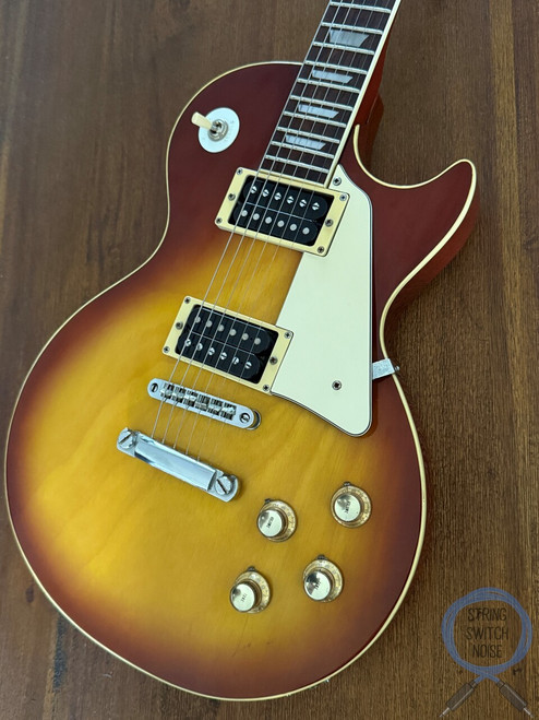Greco Les Paul Custom, Cherry Burst, MIJ, 1975 - String Switch Noise