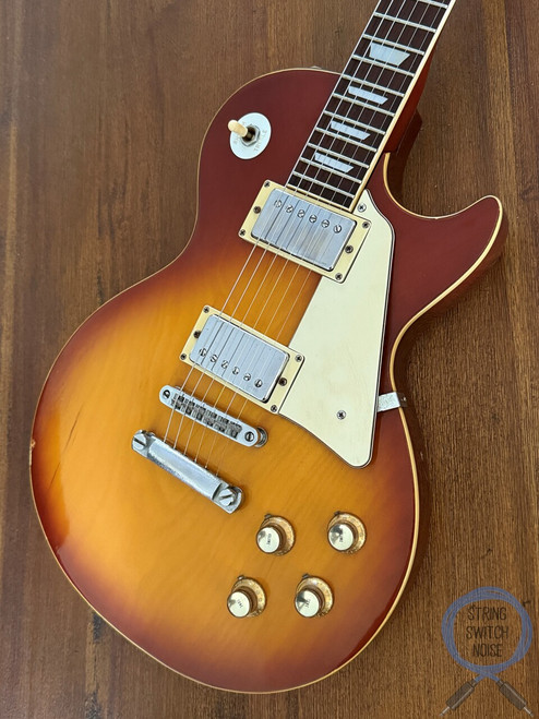 Greco Les Paul Custom, Cherry Burst, MIJ, 1975 - String Switch Noise