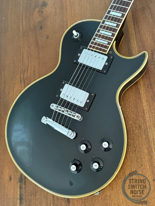 Greco Les Paul Custom Guitar, Black, Made in Japan, 1976, EG480B