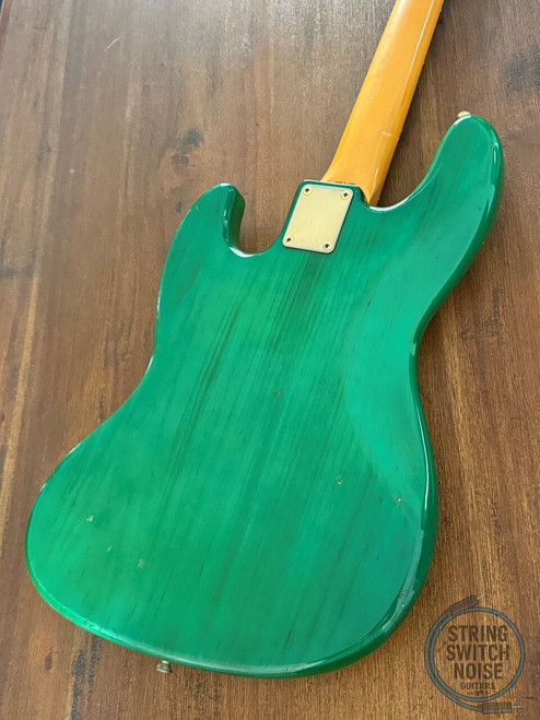 Fender Jazz Bass, ‘62 Gold, CUSTOM EDITION, 1993, Charcoal Green,