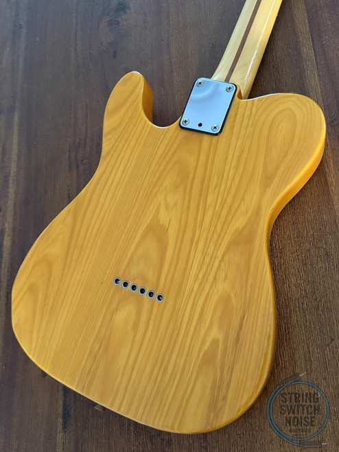 Fender Telecaster, Natural Blonde, RARE, Medium Scale, 1987 Vintage Fender Telecaster, Natural Blonde, RARE, Medium Scale, 1987 Vintage