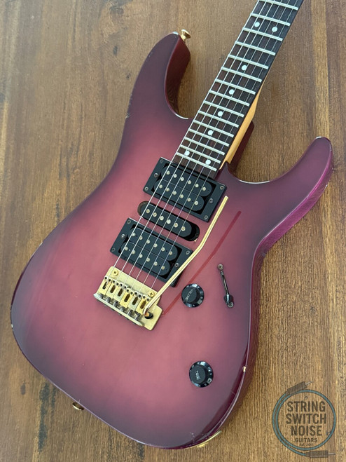 Charvel Stratocaster, by Jackson, 1991, HSH, Purple Burst