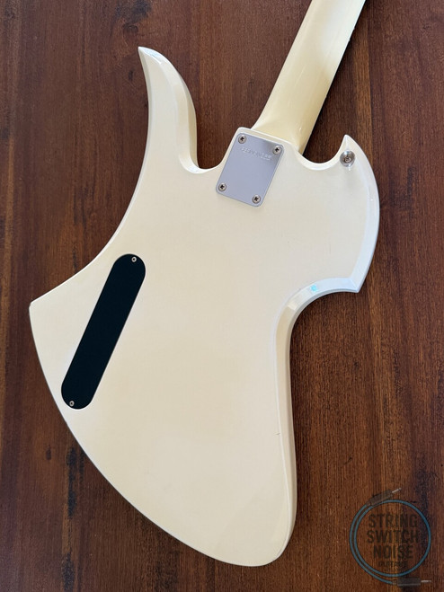 Fernandes Mockingbird Bass, MB-65, Snow White (aged), MIJ, 1992