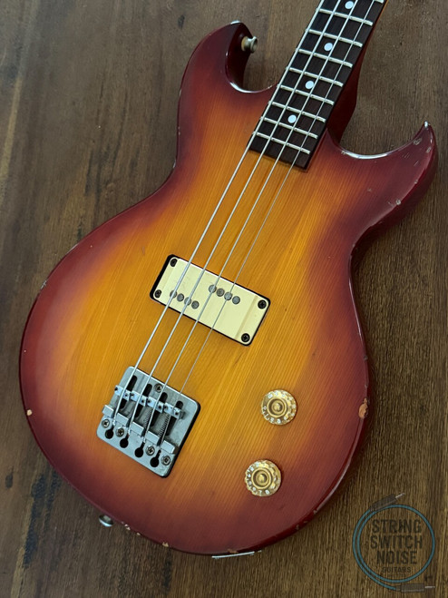 Aria Pro II, Cardinal Series Bass, MIJ 1982, Cherry Burst, SET NECK