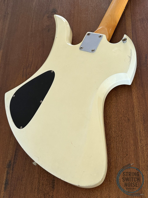 BC Rich, Mockingbird Bass, FRETLESS, White, 1985, NJ, MB-20