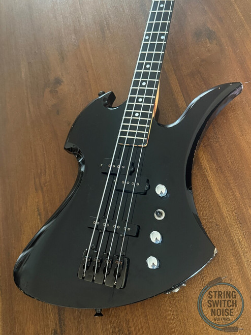 BC Rich, Mockingbird Bass, P/J, Black, 1989, NJ