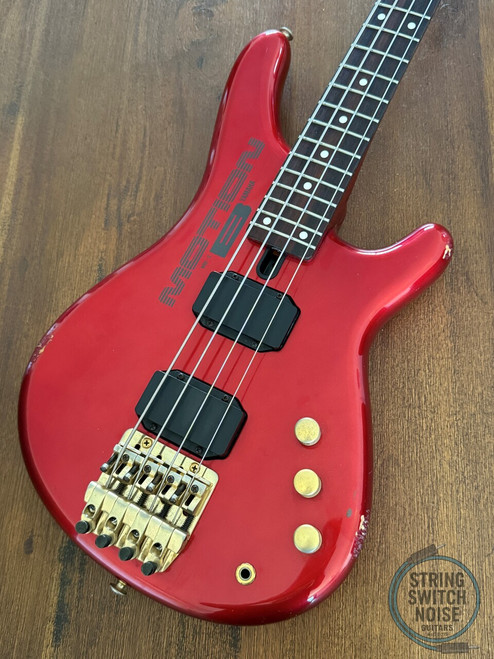 Yamaha Motion B Bass, MB II, Candy Red, Medium Scale, 1986