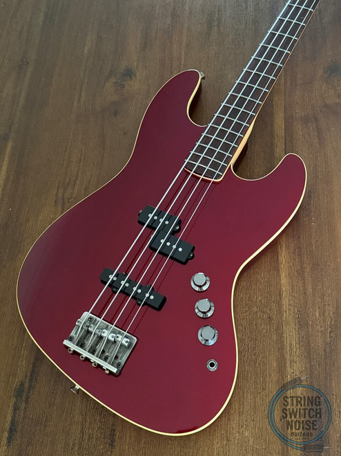 Fender Aerodyne Jazz Bass, Old Candy Apple Red, 2004, No Guard/Marker Model