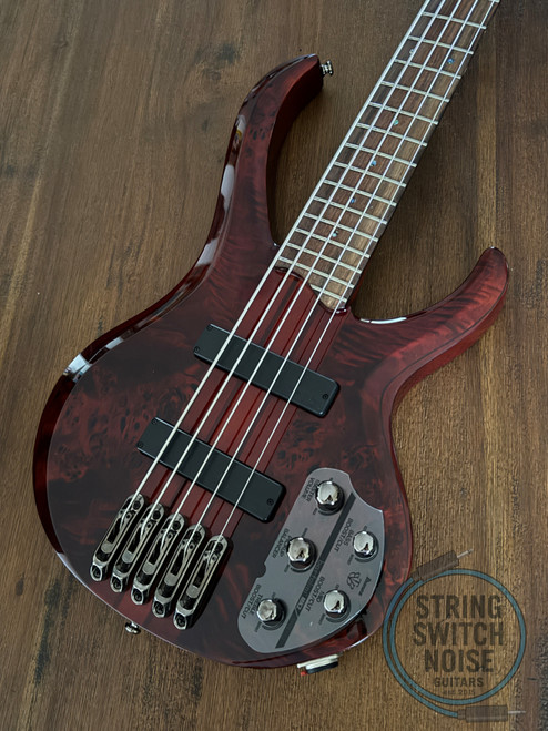 Ibanez 5-String Boutique Bass, 2011, Charcoal Brown, BTB775PB