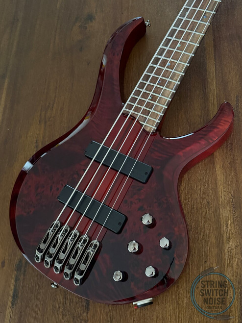 Ibanez 5-String Boutique Bass, 2011, Charcoal Brown, BTB775PB