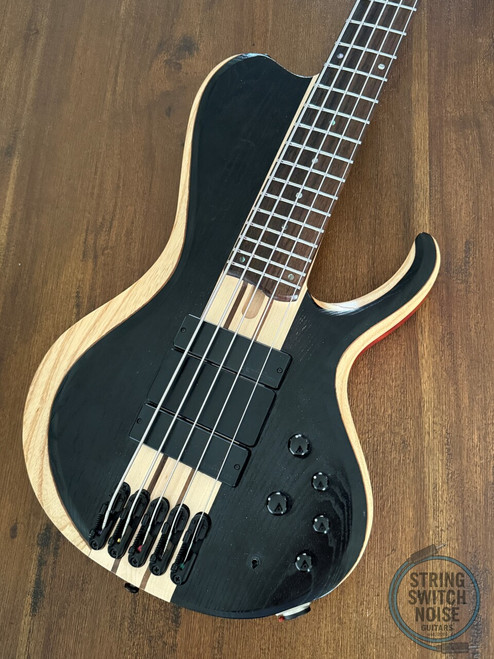 Ibanez 5-String Bass, 2023, Weathered Black, BTB865SC, Ibanez Bass Workshop Series