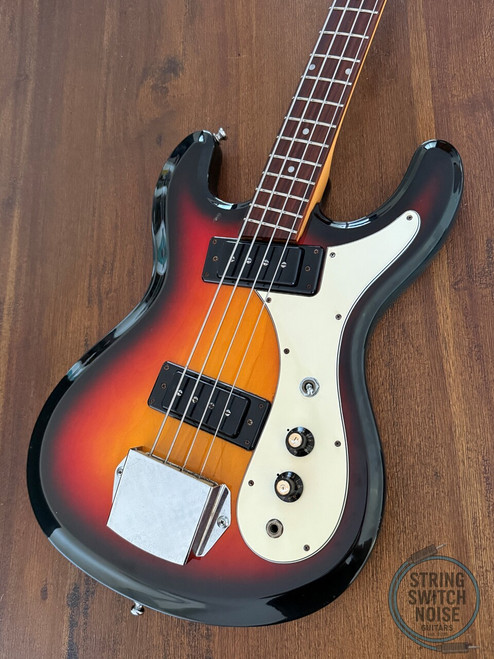 Aria Mosrite Bass Guitar, Sunburst, MIJ, 1968, Model 1720