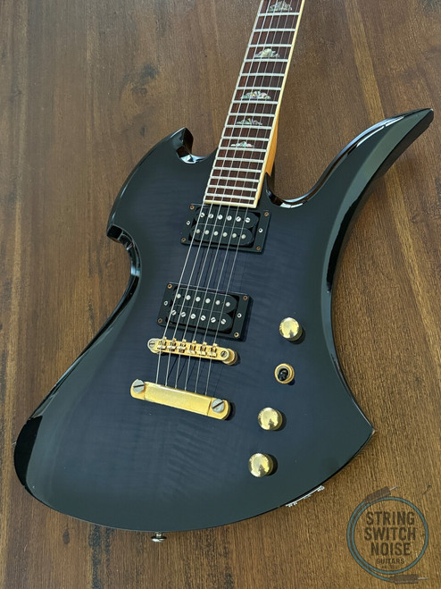 BC Rich Mockingbird, Blue Flame, Japan Edition, 1999, MKB-680JE