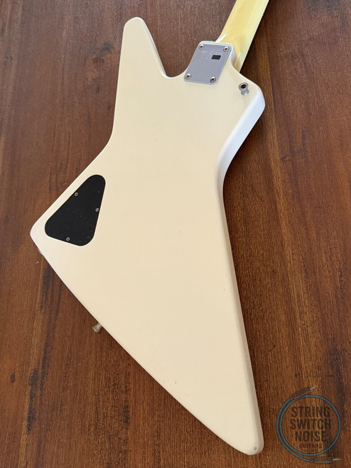 Fernandes, Explorer Bass, White, MIJ 1986, Model BXB-55