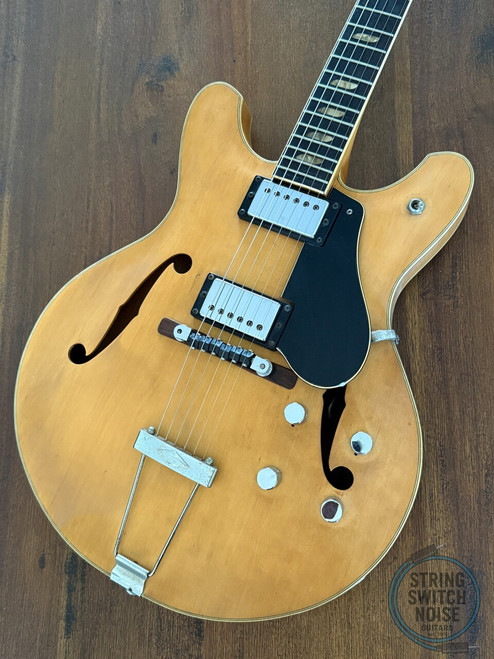 Yamaha SA60, Natural, 1974 Vintage, “335” style, Semi Hollow Body