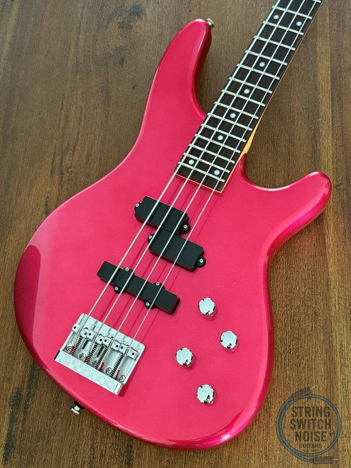Greco Wild Scamper Bass, P/J, Pearl Pink, 2012, WSB-45 PPK, AS NEW