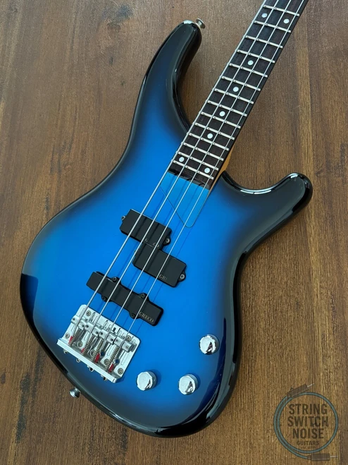 Greco Phoenix Bass, PXB-400, P/J, Blue Burst, 2002, Made in Japan