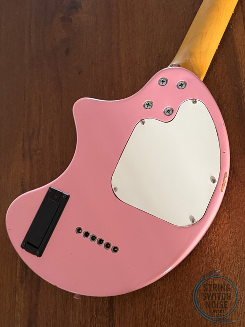 Fernandes ZO-3, Shell Pink, 2000s Nomad Travel Guitar, w/Onboard