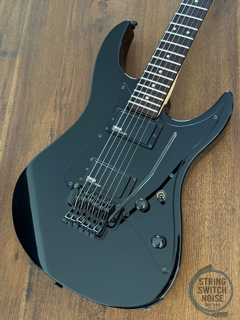 YAMAHA, RGX520J, HH Super Strat, Black, MIJ, 1986, EMG Pickups