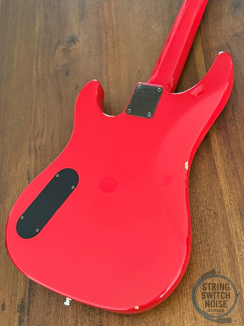 Fernandes Bass Guitar, Limited Edition, PJ, Red, MIJ 1989, 32” Medium Scale