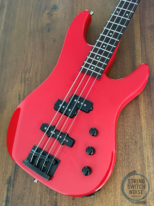 Fernandes Bass Guitar, Limited Edition, PJ, Red, MIJ 1989, 32” Medium Scale